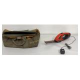Bucket Boss Tool Bag B&D 6" 7.2V Hedge Trimmer