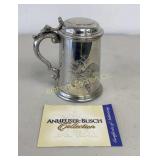 Anheuser-Busch Pewter Beer Stein Featuring