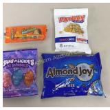 Candy Assortment: Almond Joy, Payday, Reese's Fast
