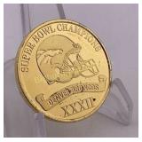 1998 One Troy Ounce .999 Fine Silver Round, Gold