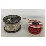 2 Rolls Wire: White AWG 14, Red Unmarked