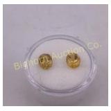 Citrine Gemstone PAir 2.43 Ct Brazil