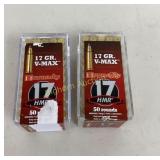 Ammo 17 HMR 100 Rds Hornady 17 Gr. V-Max