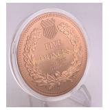 Five Ounce .999 Copper 1877 Indian Cent Design