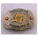 Tilden Trophy Buckle Pocatello Trap 2007 Shoshone