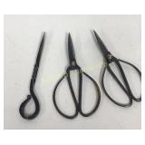 Buckskinner Scissors & Wrought Iron Screwdriver
