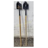 Small Garden Shovels 2 Pc Lot