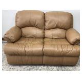 Klaussner Leather Reclining Loveseat