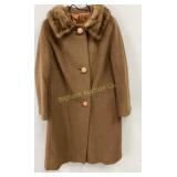 VTG Sycamore Women's Coat w/ Fur Collar