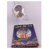 2001 Silver Eagle Colorized One Troy Ounce Fine