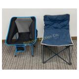 Camp Chairs 2 Pc Lot