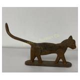 Cast Iron Cat Door Stop 15" Long 9ï¿½" Tall