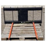 Pabreak Skid Steer Hay Fork Spear Attachment