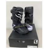 Fox Motocross Boots Youth Size Y1 Black