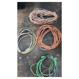 Heavy & Medium Duty Extension Cords 4 Pc Lot