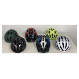 Bicycle Helmets Adult Size 6 PC Lot Giro, LEM,