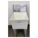 Unused Utilatub Laundry Utility Sink w/ Glacier