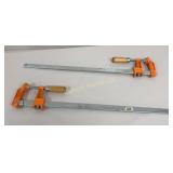 Jorgensen 24" Bar Clamps 2 Pc Lot #3724