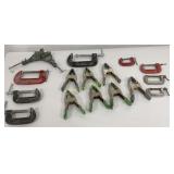 Spring & C-Clamp Assortment Various Sizes Plus