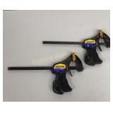 Quick- Grip 6" Bar Clamps 2 Pc Lot