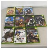 XBox Game Assortment 10 Pc Lot
