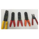 Wire Strippers 5 Pc Lot