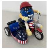 M&M's Motorcycle Candy Dispenser USA Freedom Rider