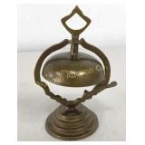 Brass Hotel Front Desk Bell
