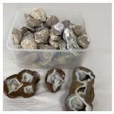 Opened Geode Assortment Approx 11 Lbs in Lot
