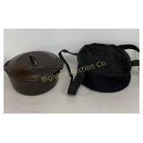 VTG Cast Iron 10ï¿½' Dutch Oven w/ 10 1/4 #8 Lid