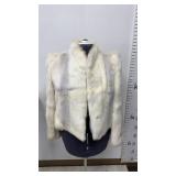 J.S.L. II Ladies White Rabbit fur Coat Size Small?