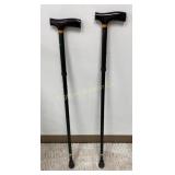 Adjustable Canes 2 Pc Lot