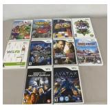 Wii Game  Assortment 10 Pc Lot