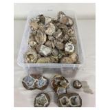 Opened Geode Assortment Approx 24 Lbs in Lot