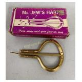 VTG Gold Tone Mr. Jew's Harp, England
