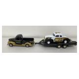 Die Cast ERTL 1940 Ford PU Pulling Trailer