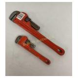 Pipe Wrenches 8' & 14' 2 Pc Lot