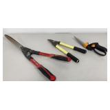 15' Tree Pruners, Fiskars Grass Clippers, Corona