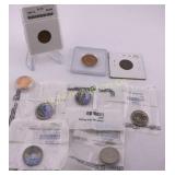 Coins: 1900 AU 58 Indian Head Cent, 1982 'SM-C'