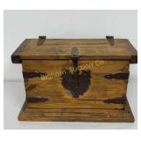 Pine & Iron Keepsake Chest
