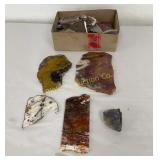 Lapidary Sliced Slab Assortment Approx 8.5 Lbs