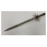 Fantasy Sword w/Skull On Handle 21' Double Edge
