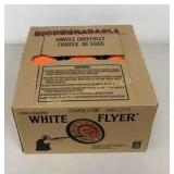 Clay Pigeons White Flyer Orange Dome 135 Count