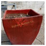 Large Pottery Flower Pot w/ Dirt