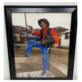 John George Oatman AZ. Autographed Framed Print