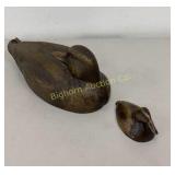 Bronze Style Duck Decoy Culbertson's Heavy Resin