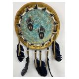 Native Wall Decor War Shield, Rawhide, Leather