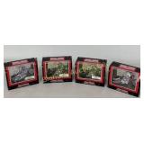 Harley Davidson Motorcycle Ornaments 4 Pc Lot