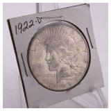 1922-D Peace Silver Dollar