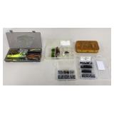Fishing Lure & Sinker Assortment in 5 Organizer